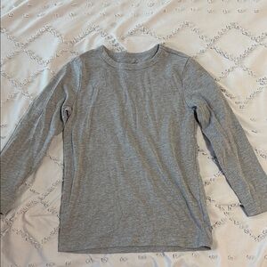 Wonder Nation Heather Gray Long Sleeve Tee